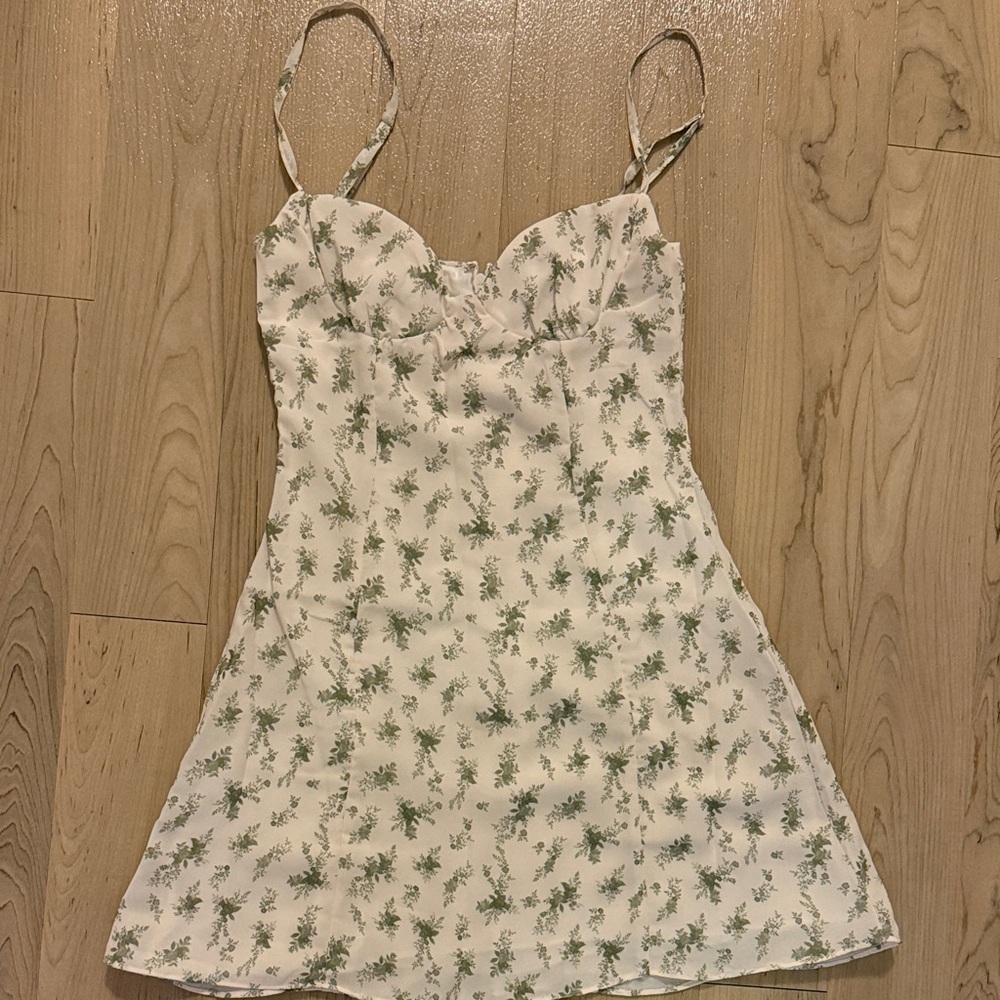 House of CB Cream Floral Mini Dress